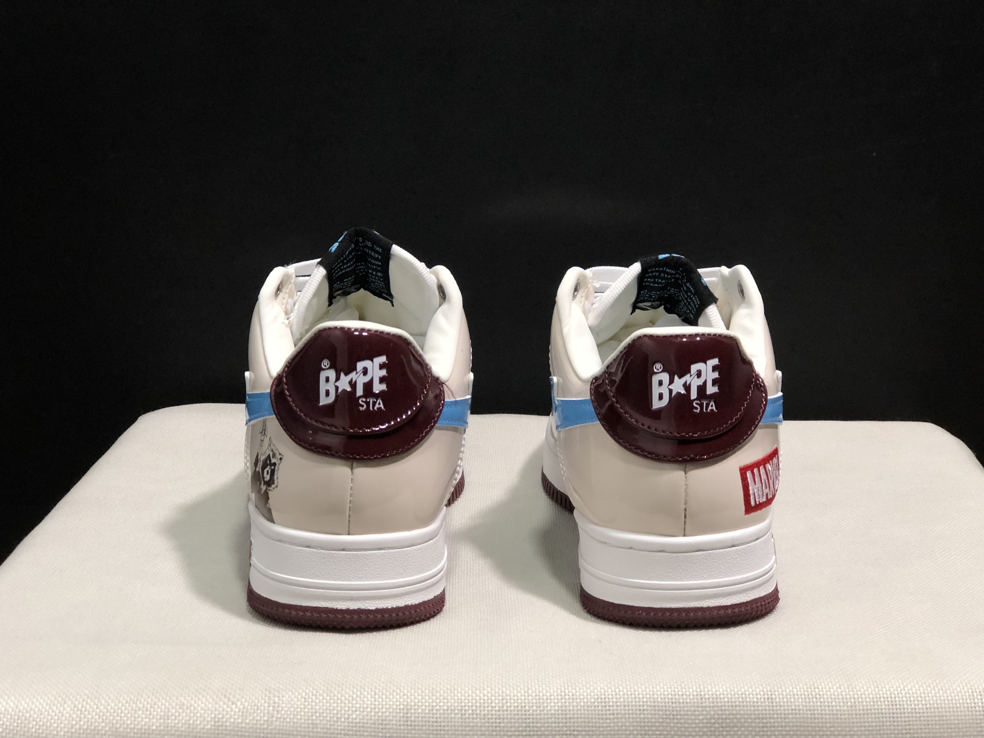 bape sta - Celeste Negro Blanco