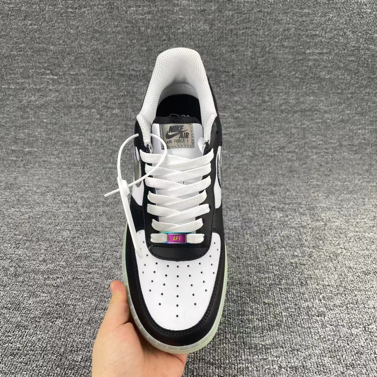 nike air force 1 - Negro Blanco