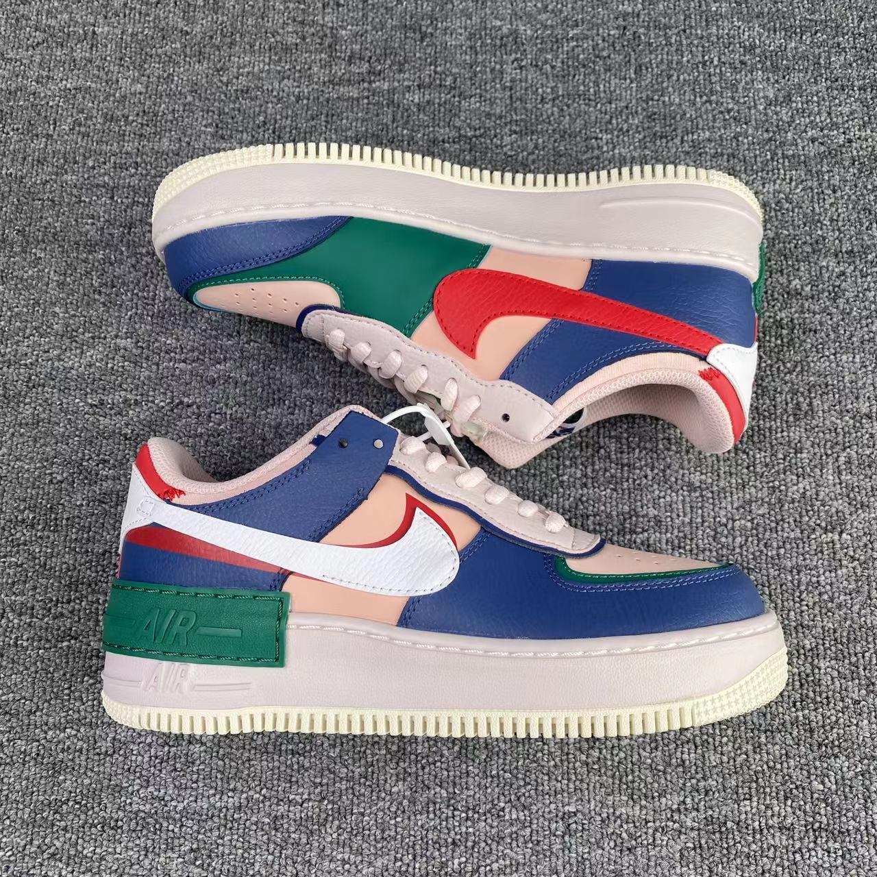 nike air force 1 - Azul Verde