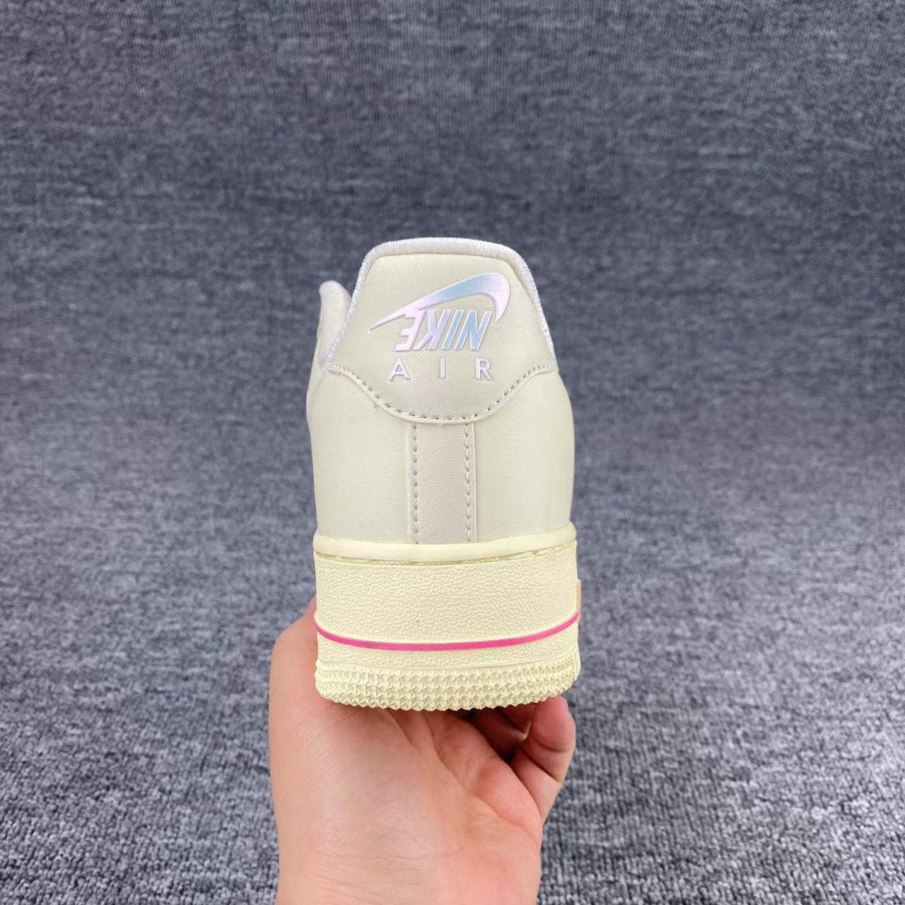 nike air force 1 - Gris Rosado