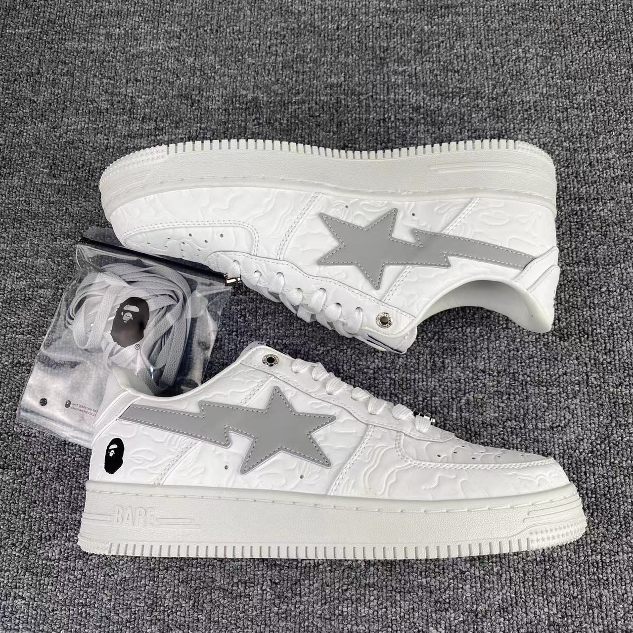 bape sta - Blanco Gris