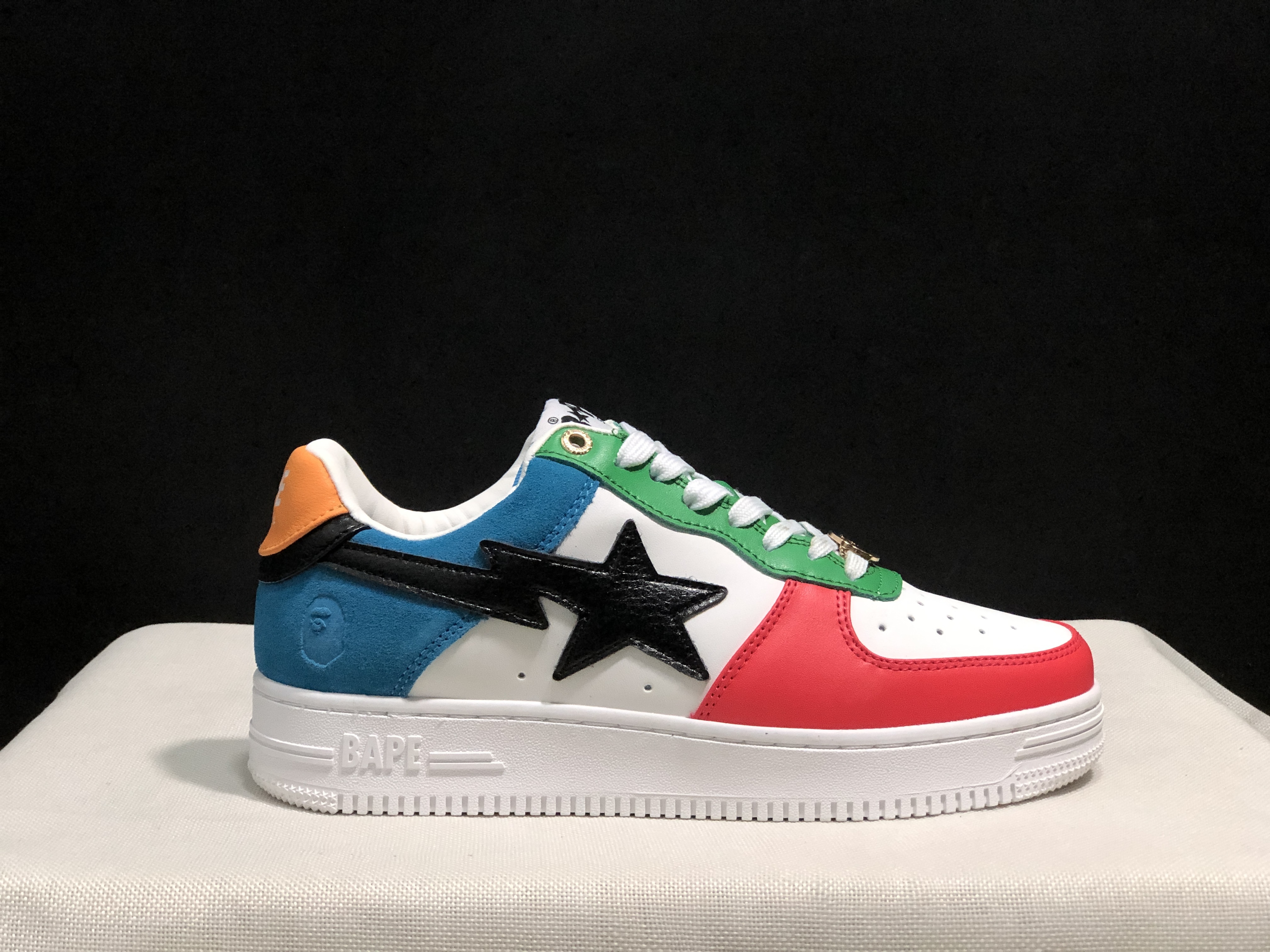 bape sta - Blanco Rojo Verde Amarillo