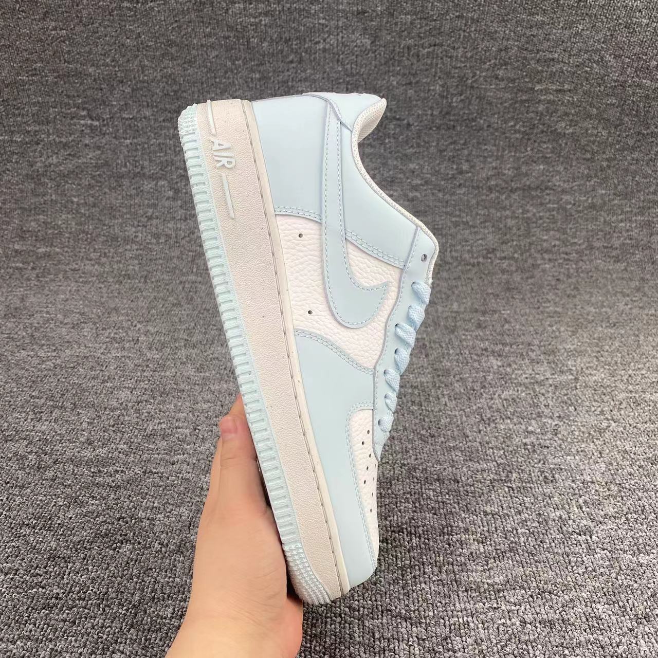 nike air force 1 - Celeste Blanco