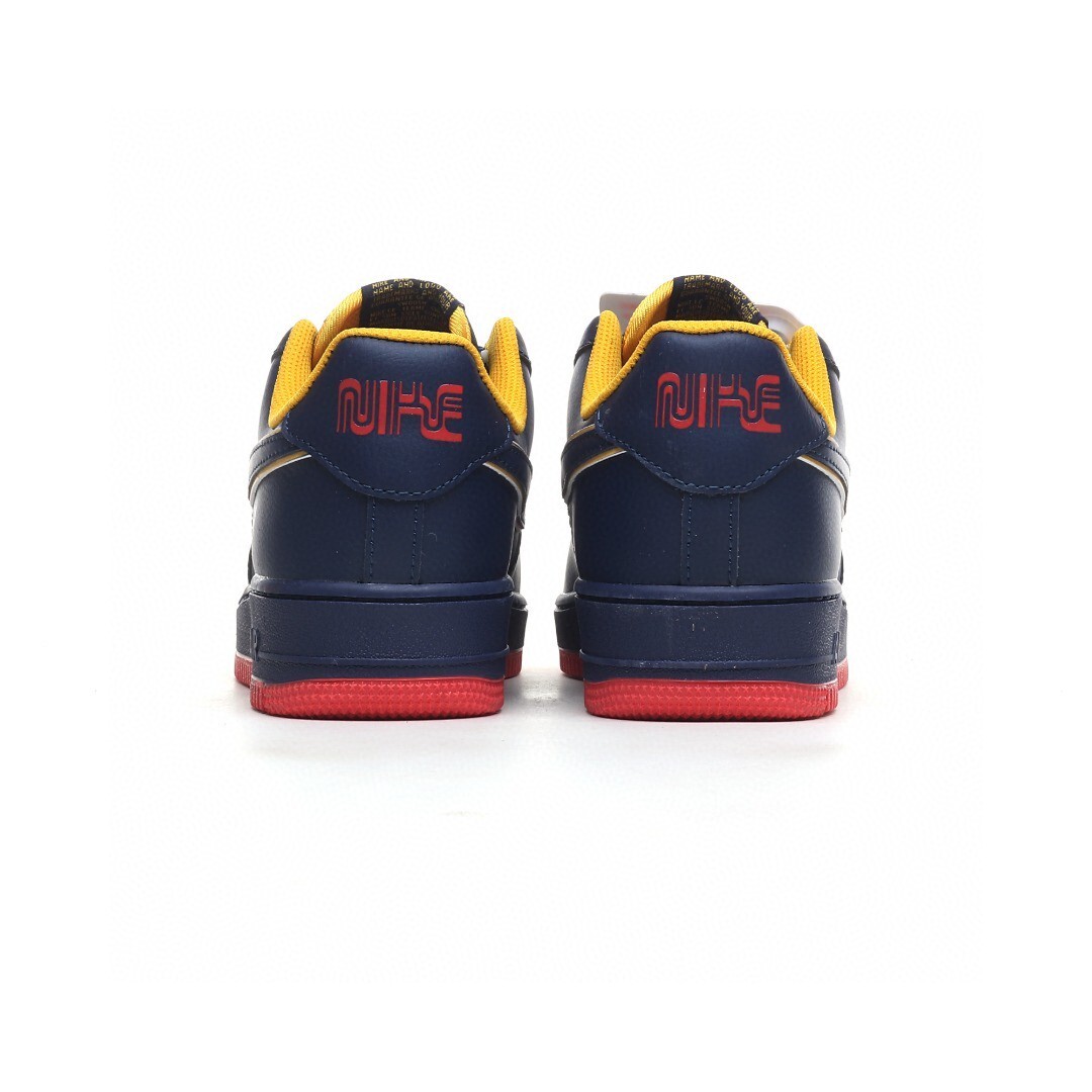 nike air force 1 - Azul Amarillo Rojo