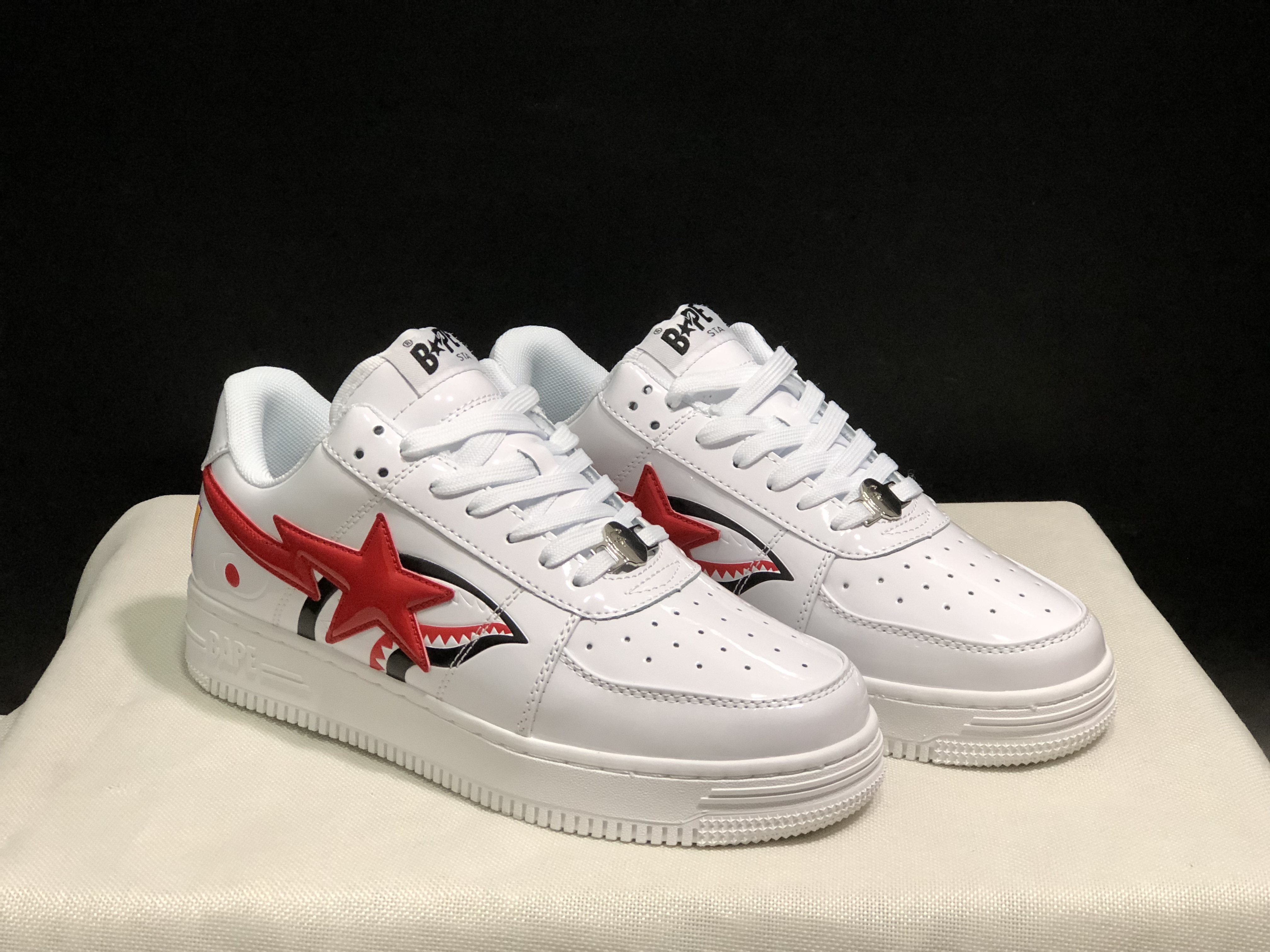 bape sta - Blanco Rojo