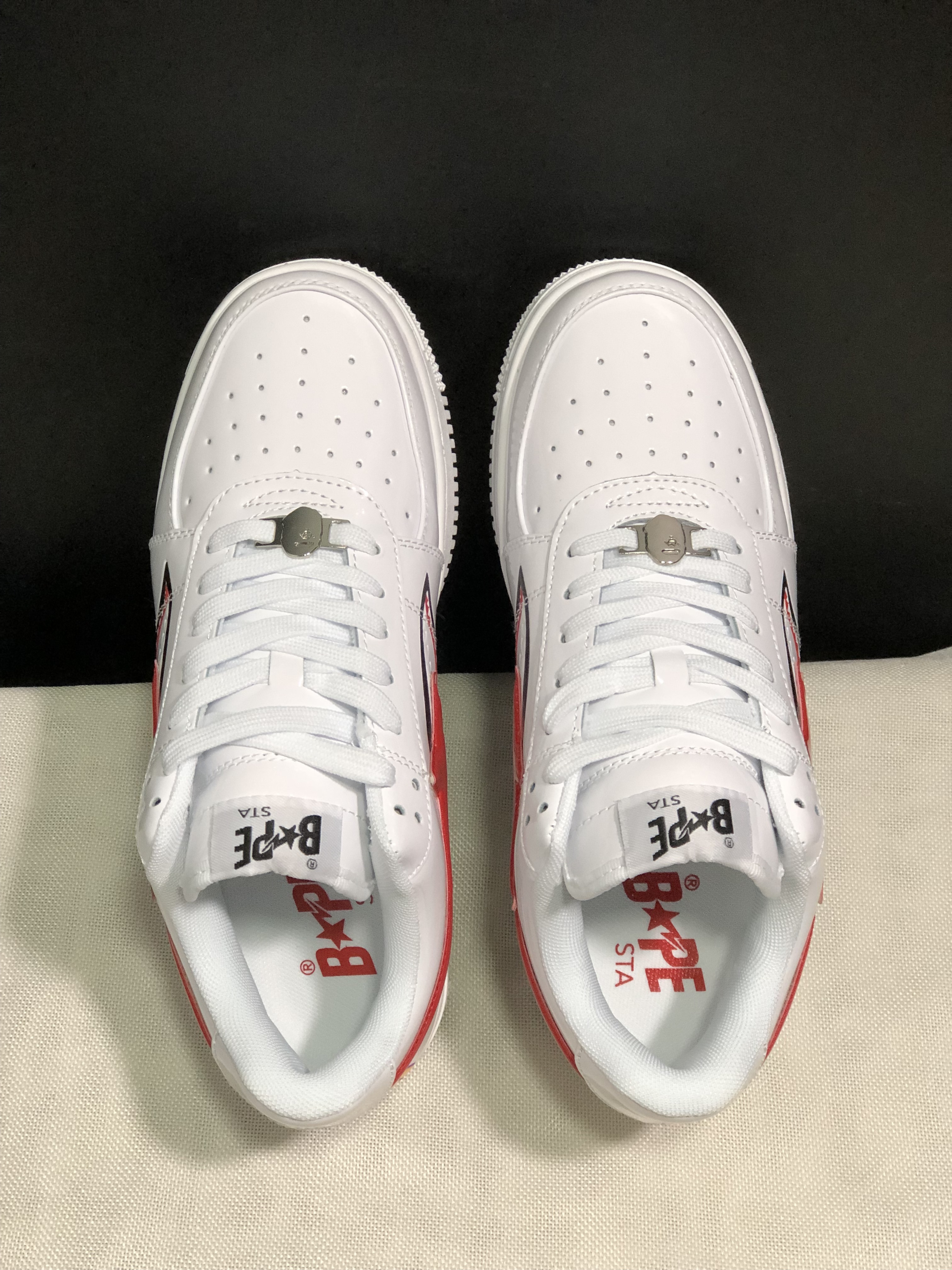 bape sta - Blanco Rojo