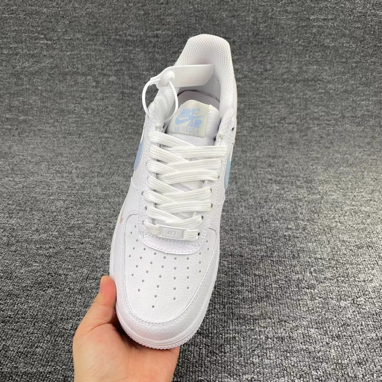 nike air force 1 - Blanco Celeste