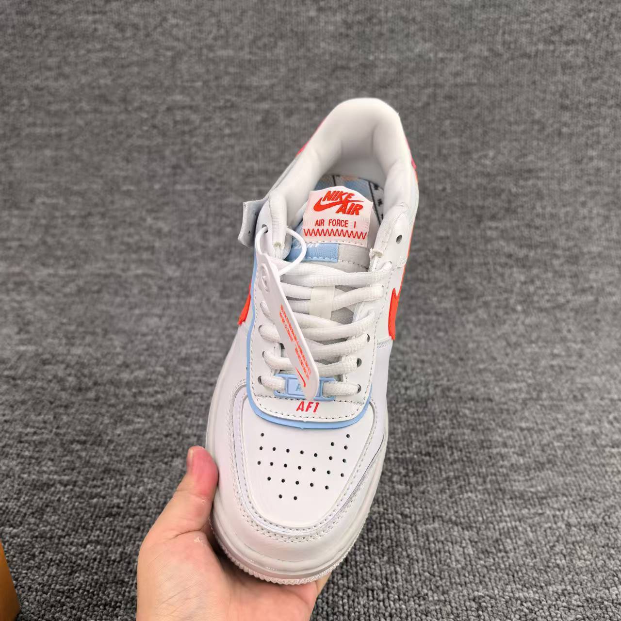 nike air force 1 - Blanco Rojo Celeste