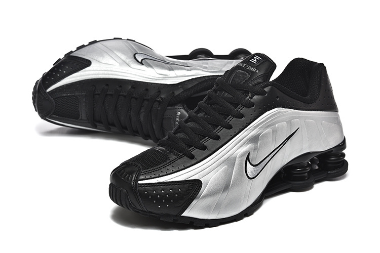 nike shox - Gris Negro