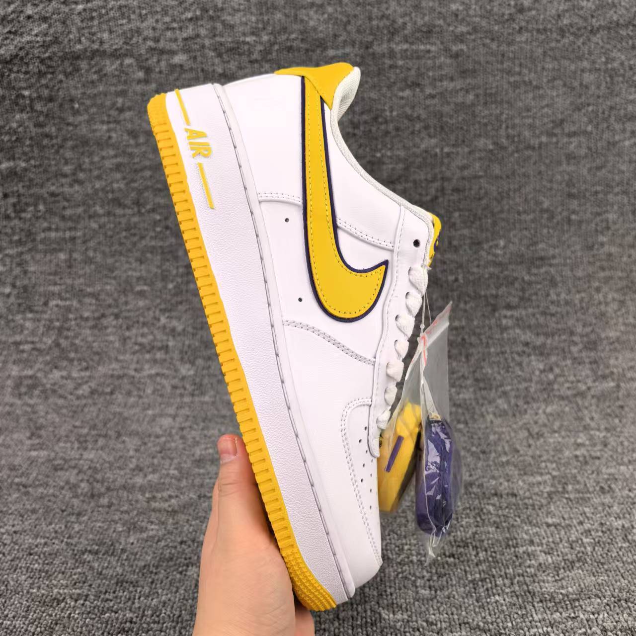 nike air force 1 - Blanco Amarillo