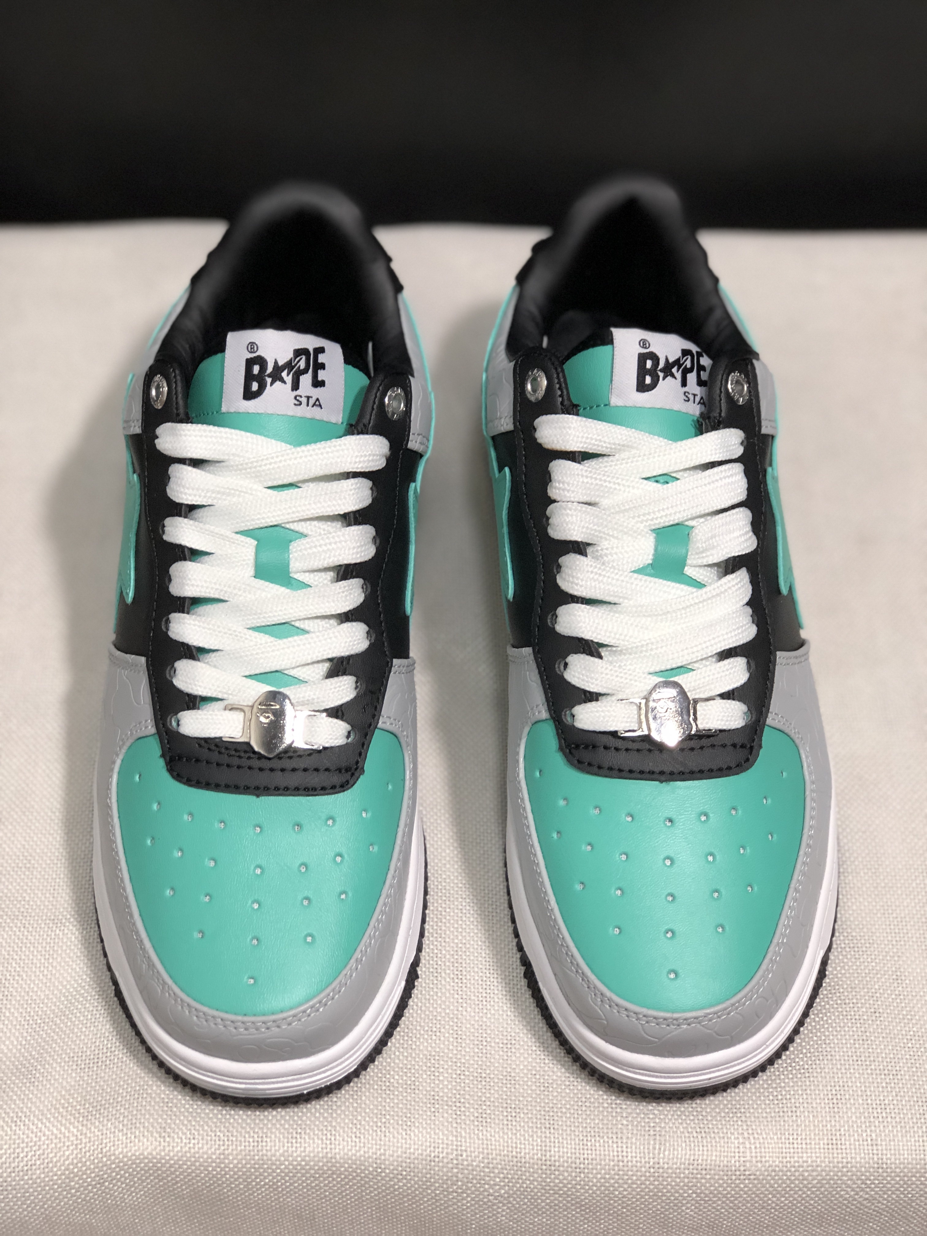 bape sta - Gris Negro Cyan