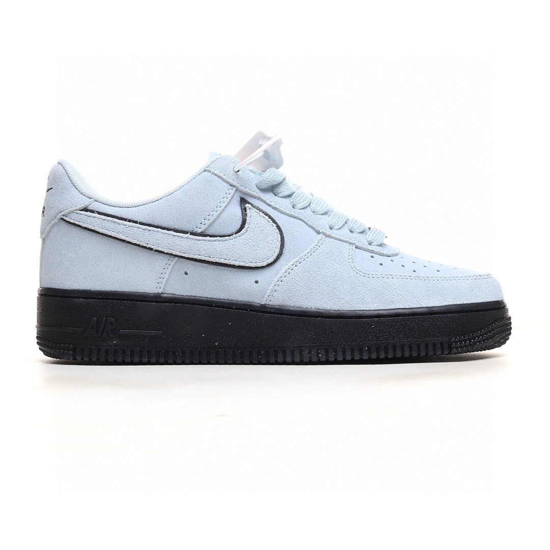 nike air force 1 - Celeste Negro