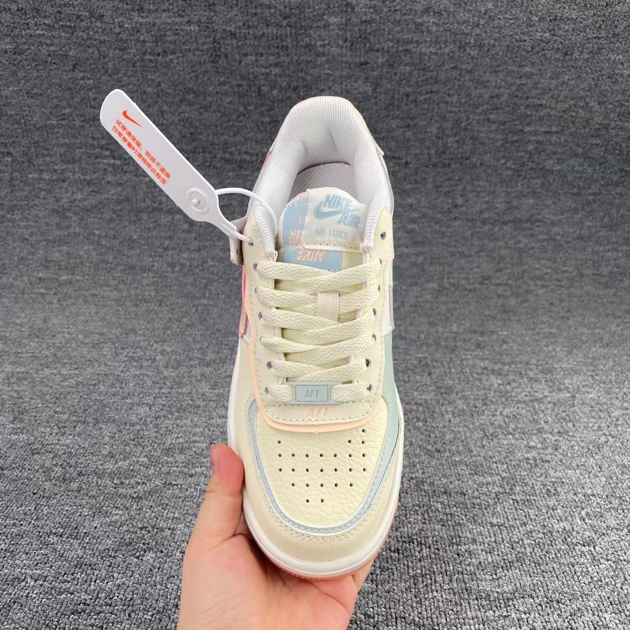 nike air force 1 - Durazno Celeste Blanco