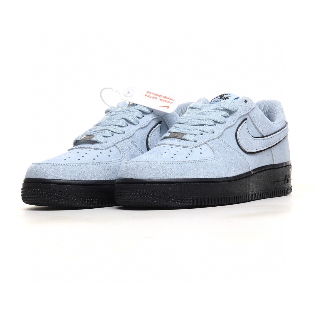nike air force 1 - Celeste Negro