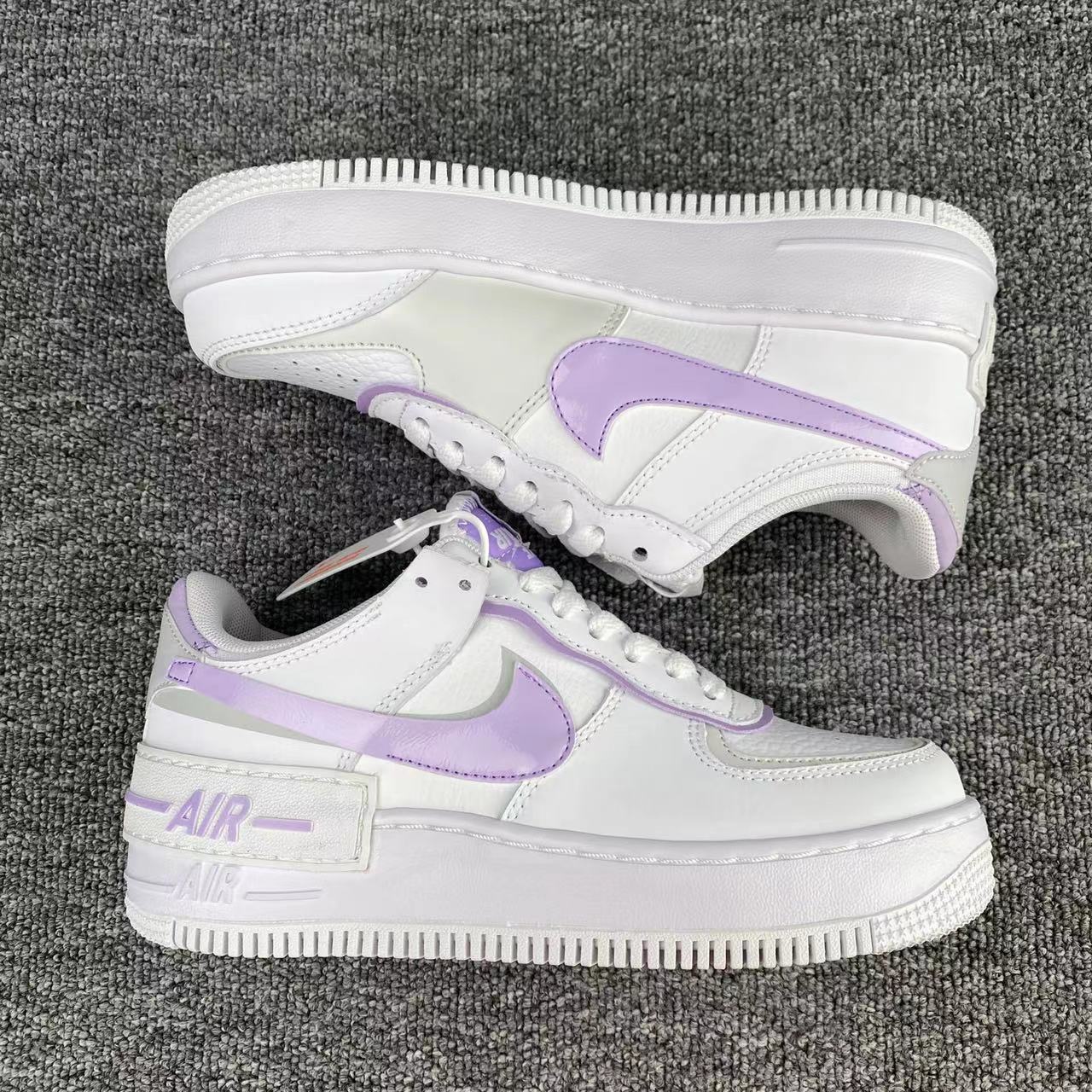 nike air force 1 - Blanco Morado
