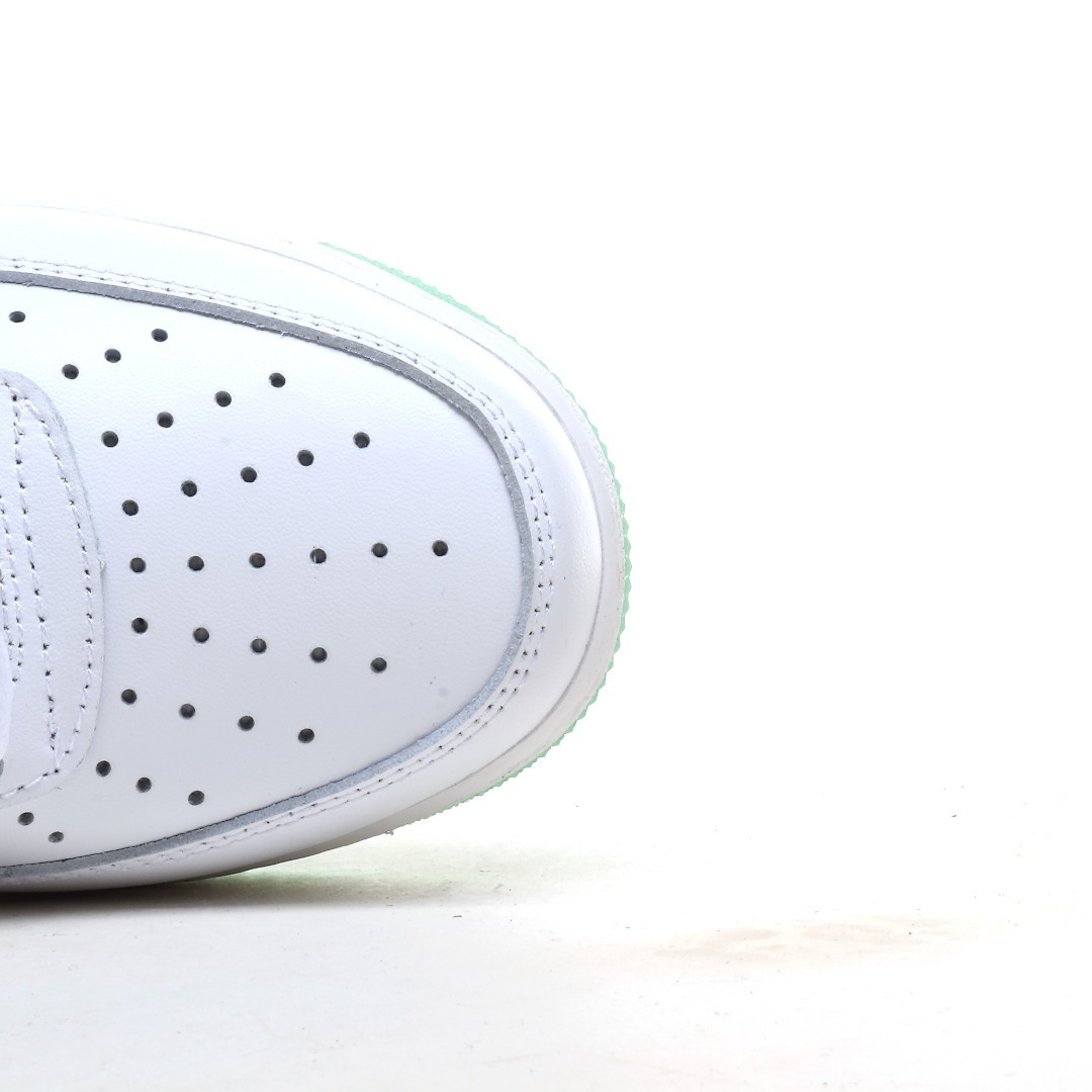 nike air force 1 - Blanco Naranjo Menta