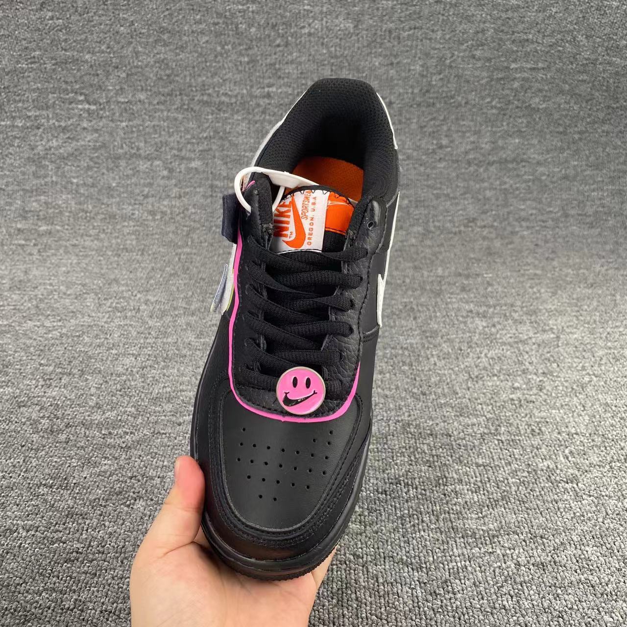 nike air force 1 - Negro Rosado