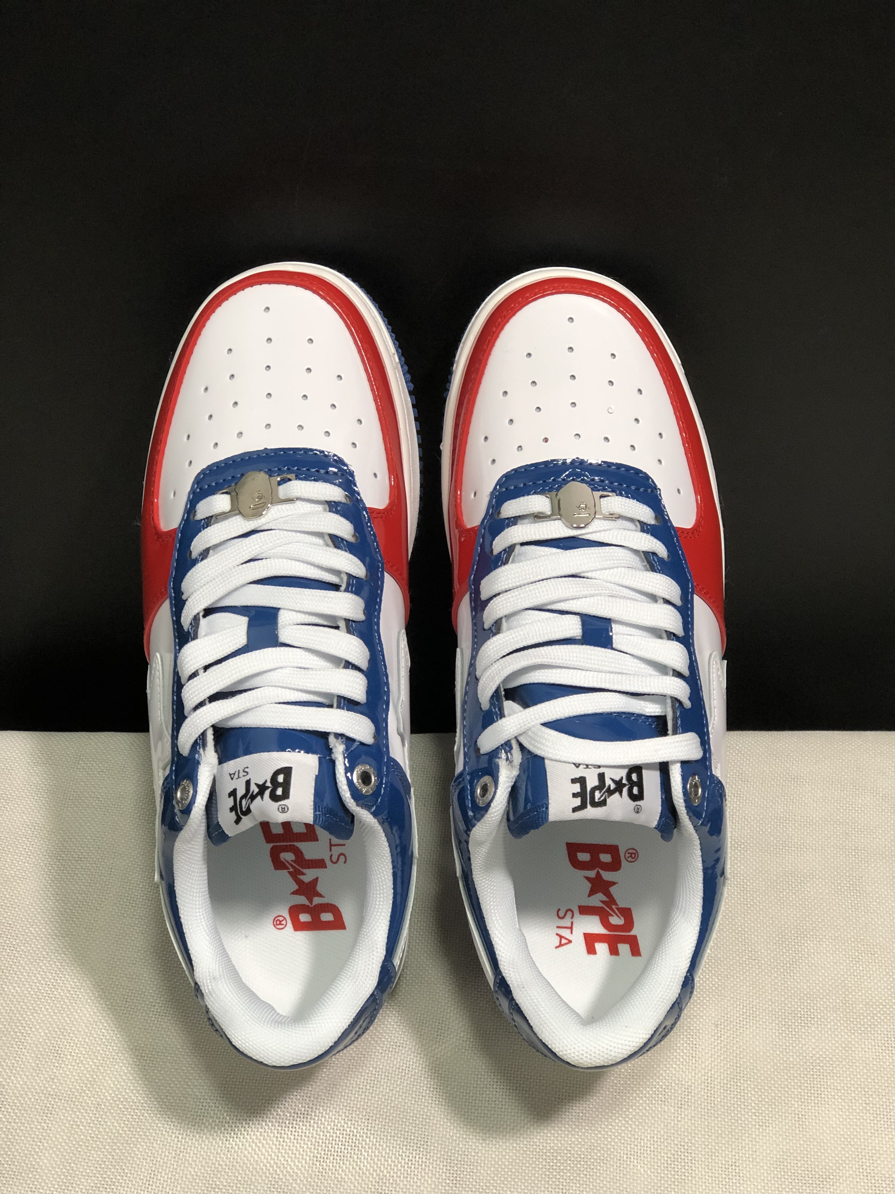 bape sta - Blanco Azul Rojo