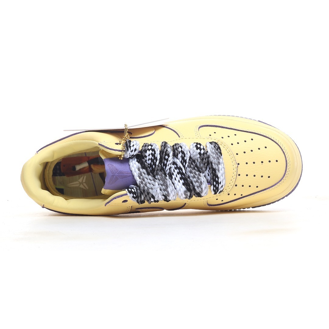 nike air force 1 - Amarillo Morado