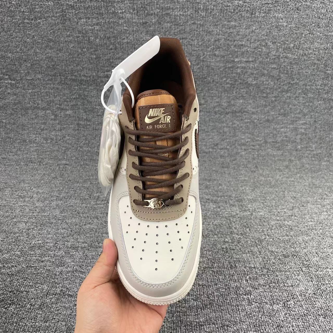 nike air force 1 - Gris Cafe