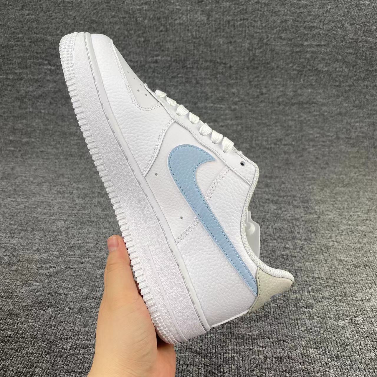 nike air force 1 - Blanco Celeste