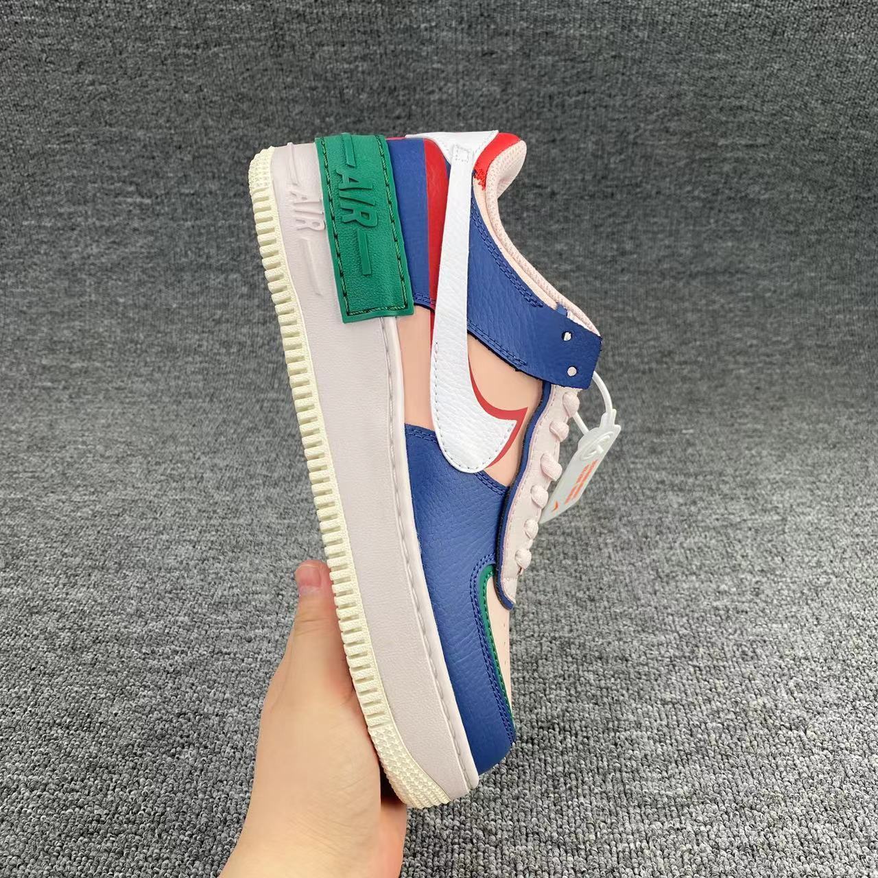 nike air force 1 - Azul Verde