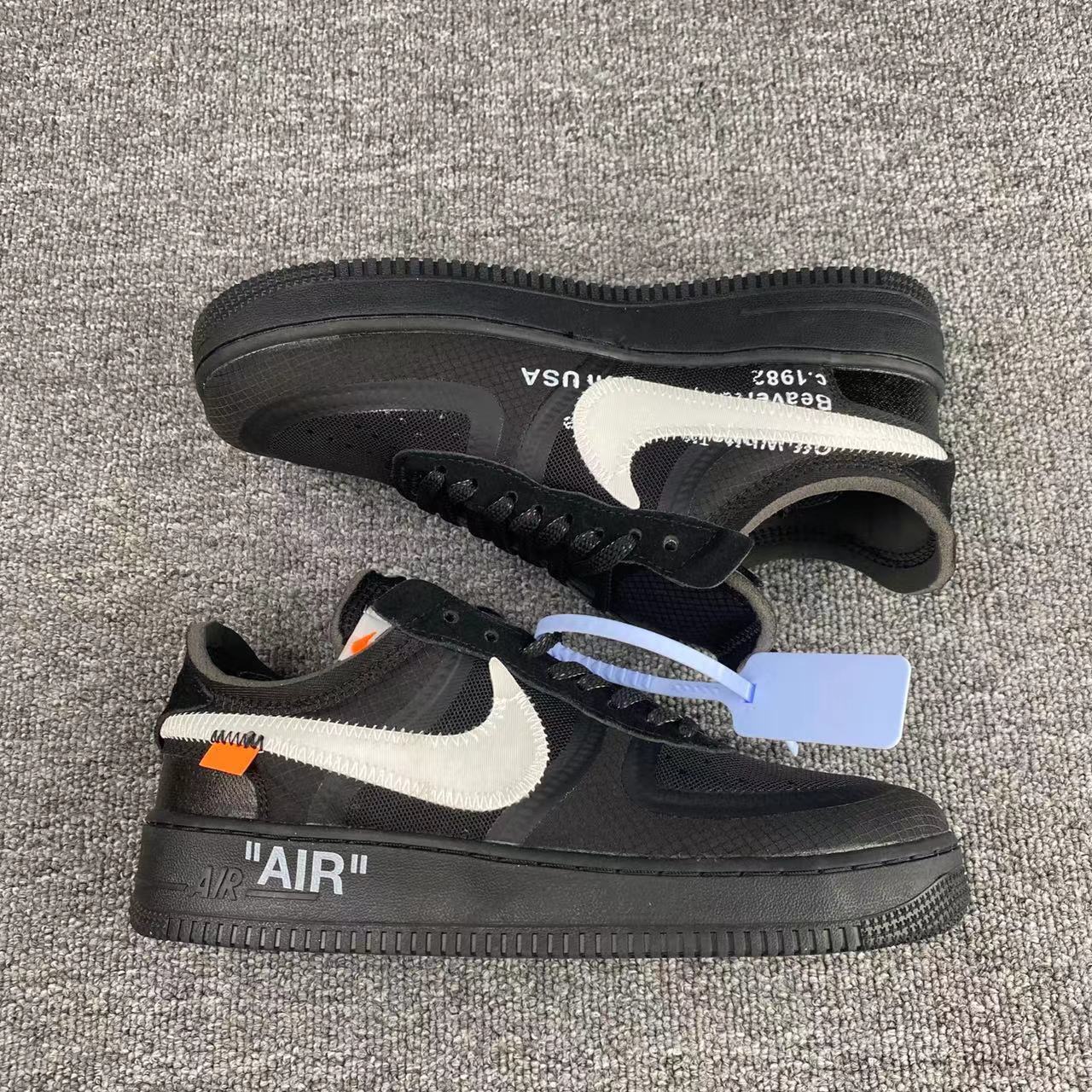 nike air force 1 - Negro Blanco