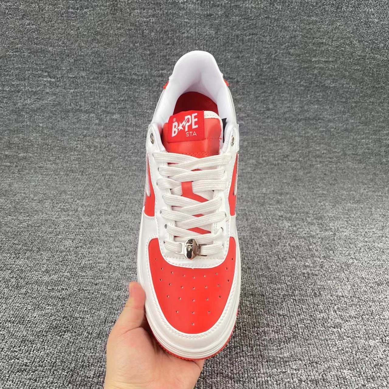 bape sta - Blanco Rojo