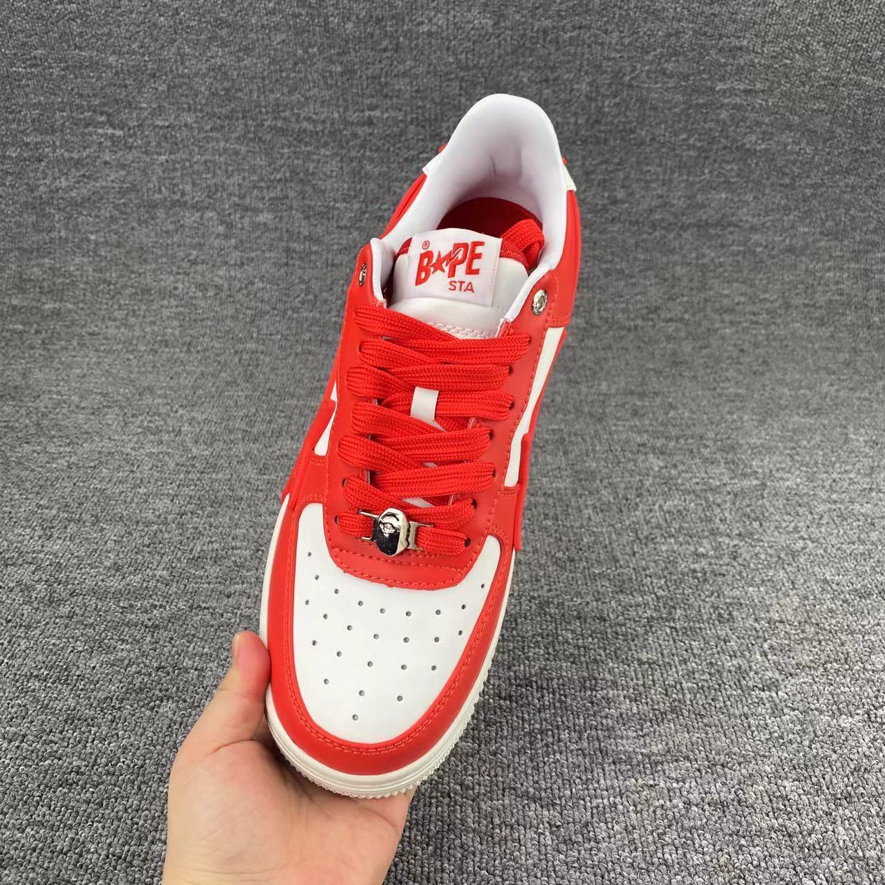 bape sta - Blanco Rojo