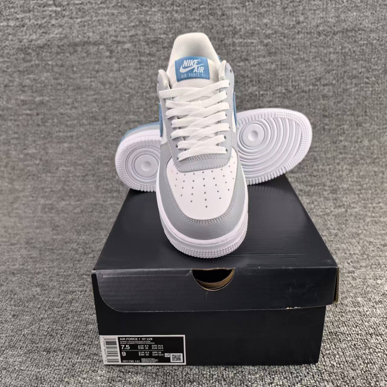 nike air force 1 - Gris Celeste