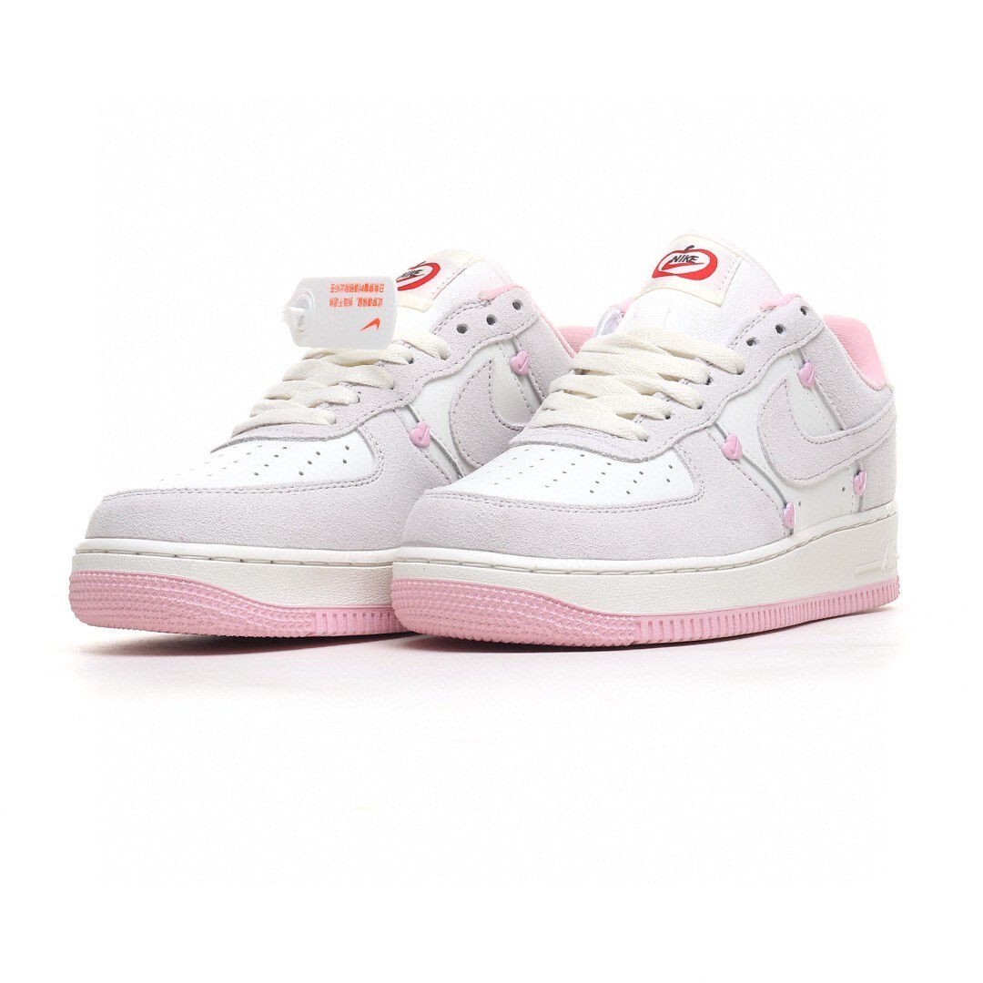 nike air force 1 - Gris Rosado