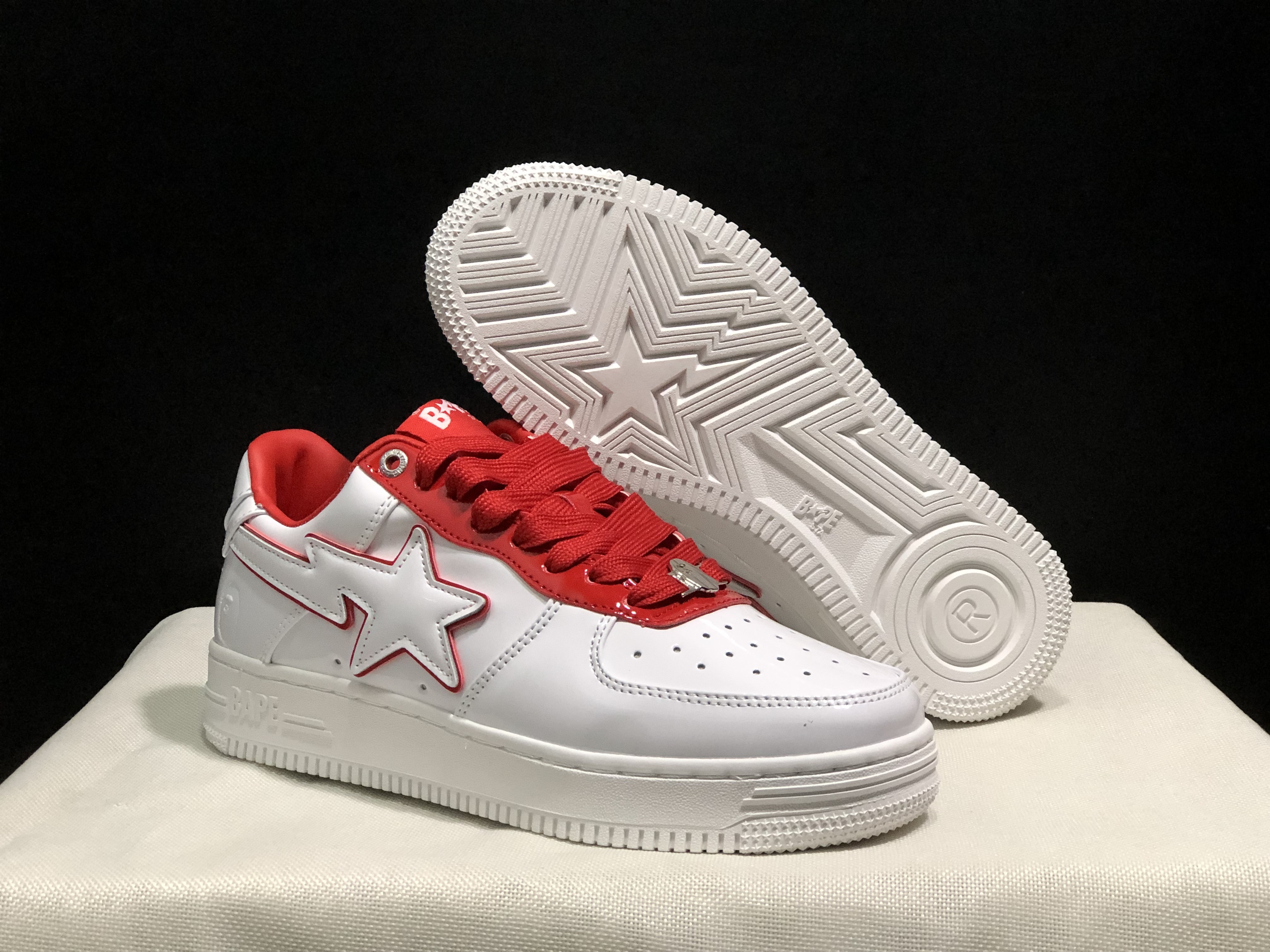 bape sta - Blanco Rojo