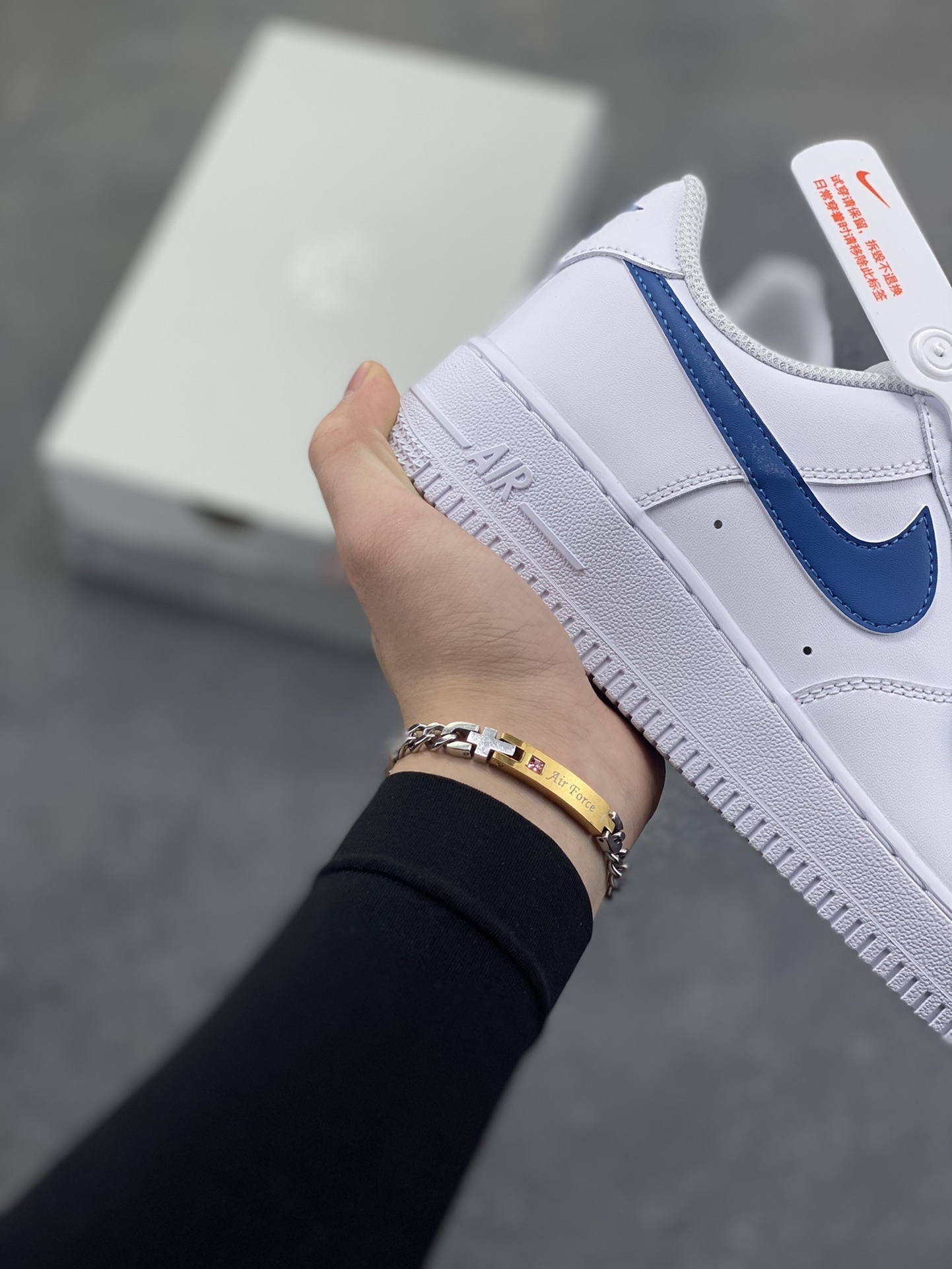 nike air force 1 - Blanco Azul