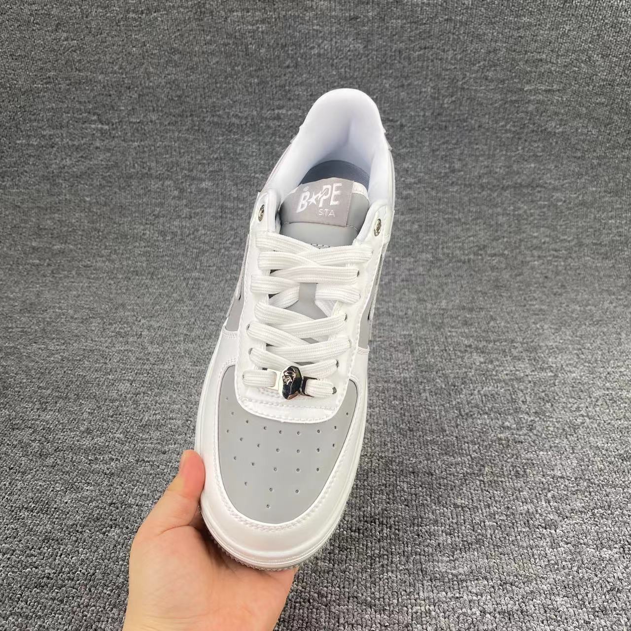 bape sta - Blanco Gris