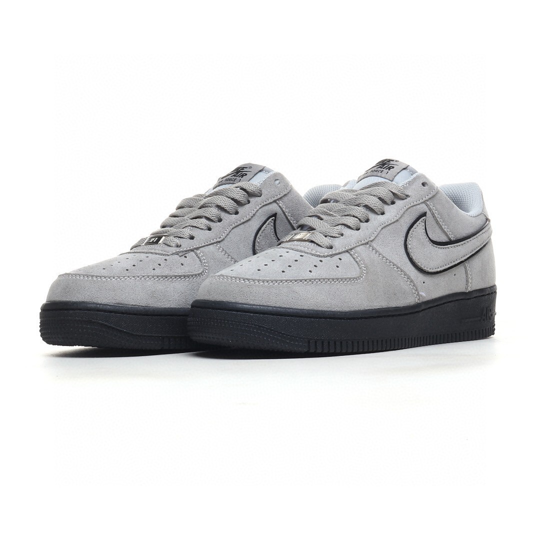 nike air force 1 - Gris Negro