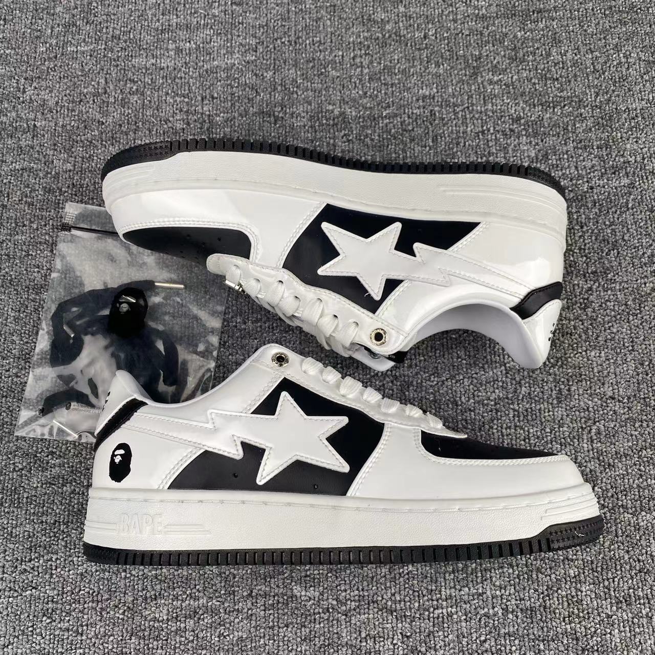 bape sta - Blanco Negro