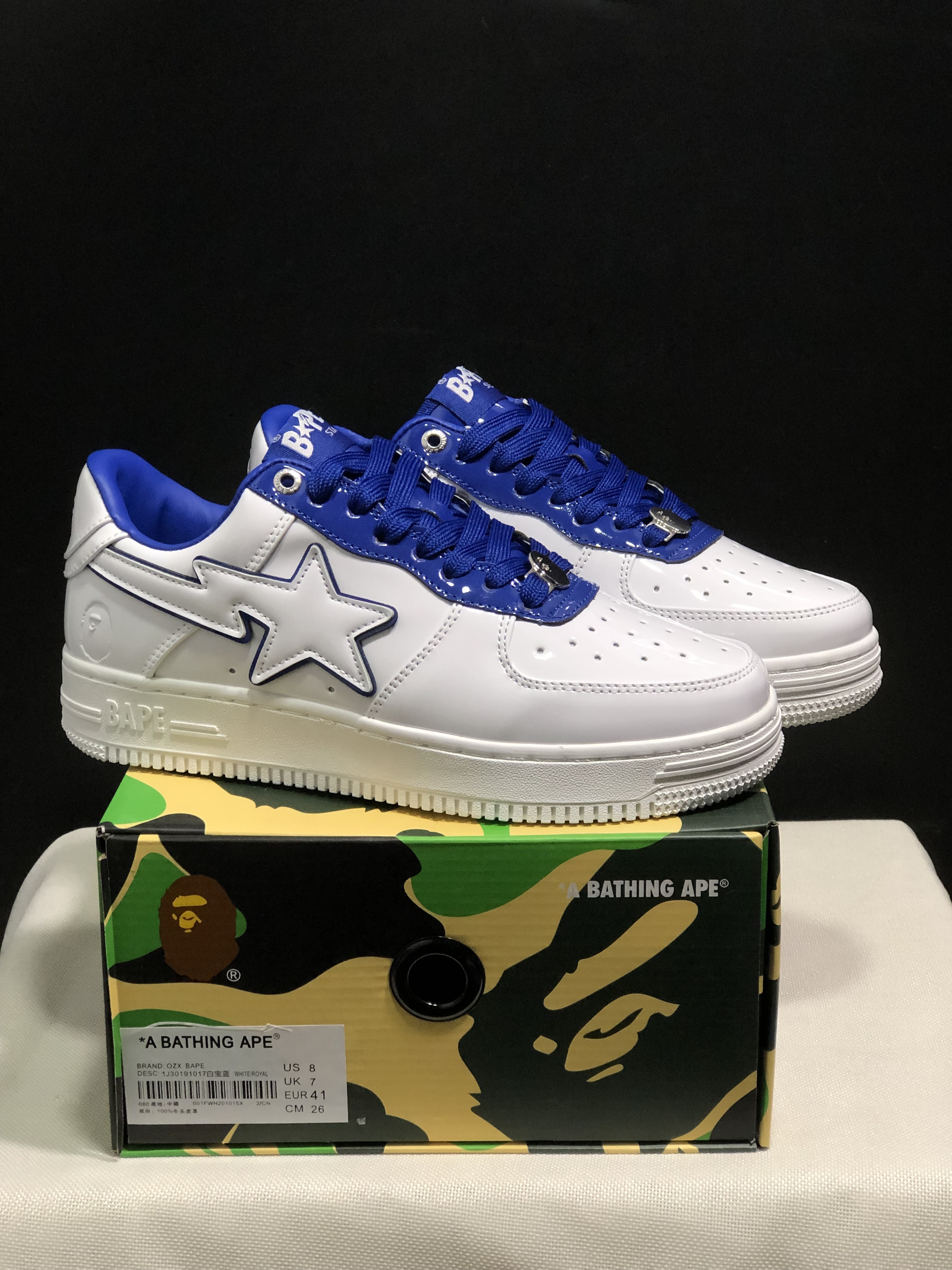 bape sta - Blanco Azul