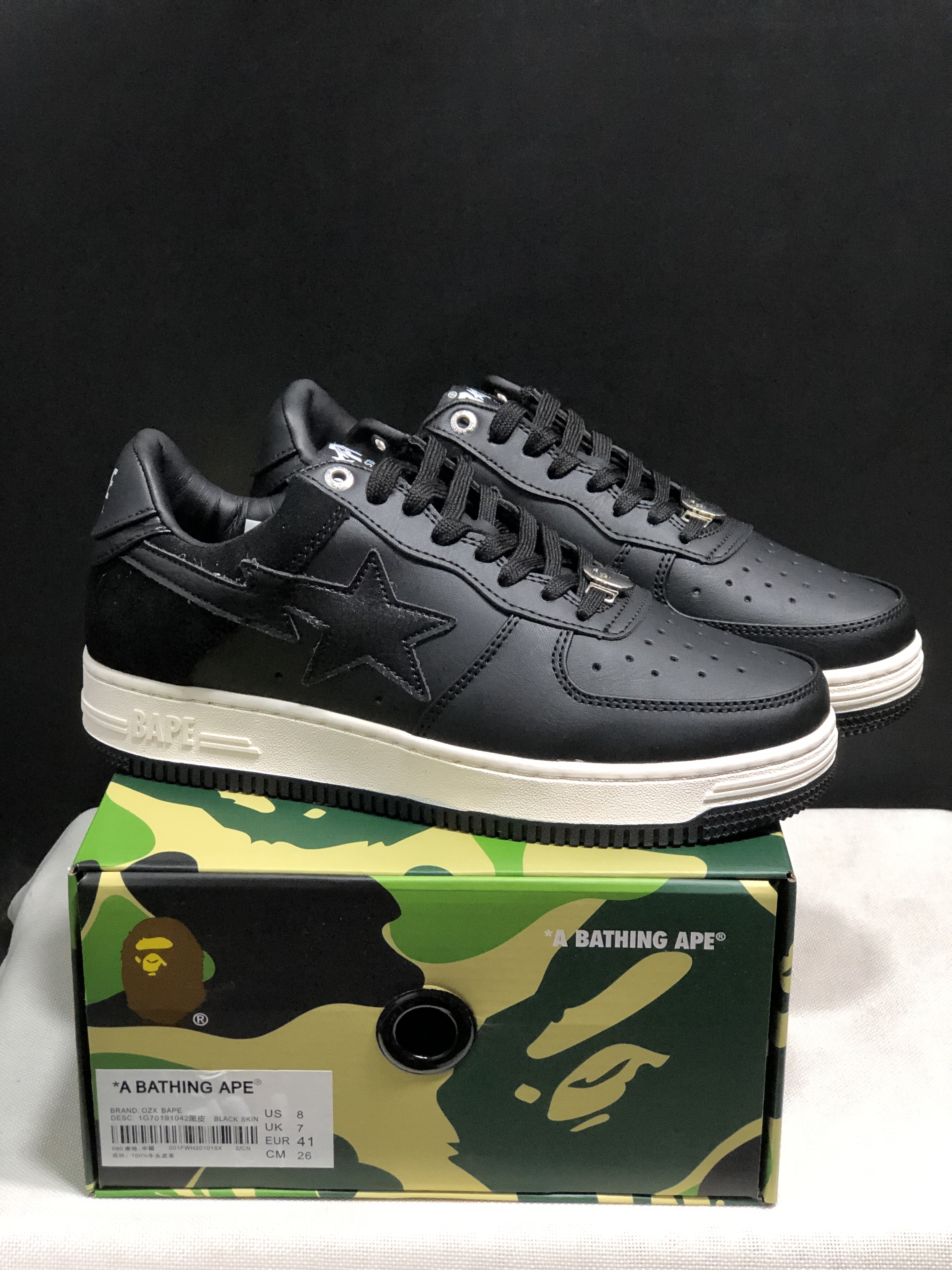 bape sta - Negro