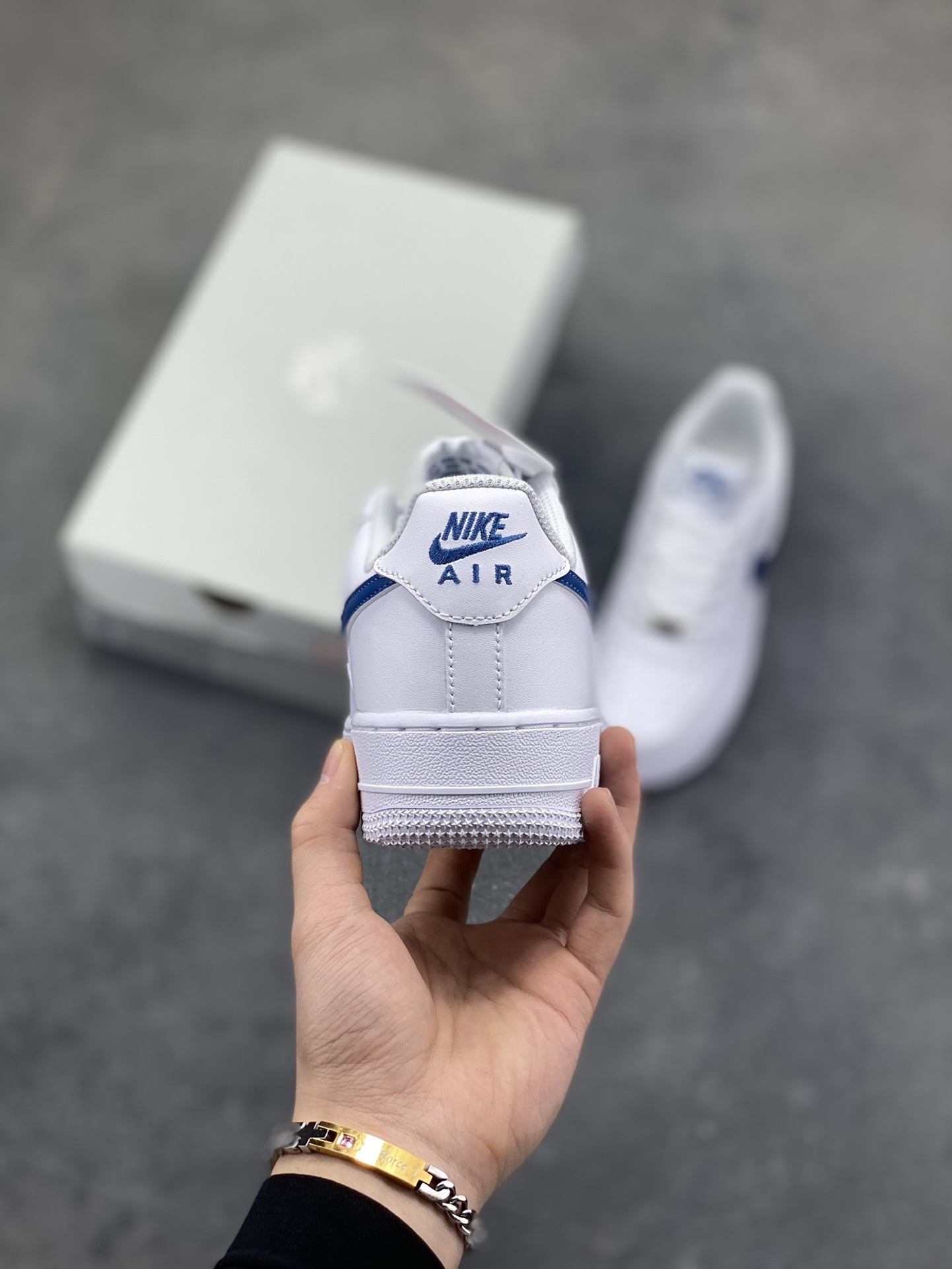 nike air force 1 - Blanco Azul
