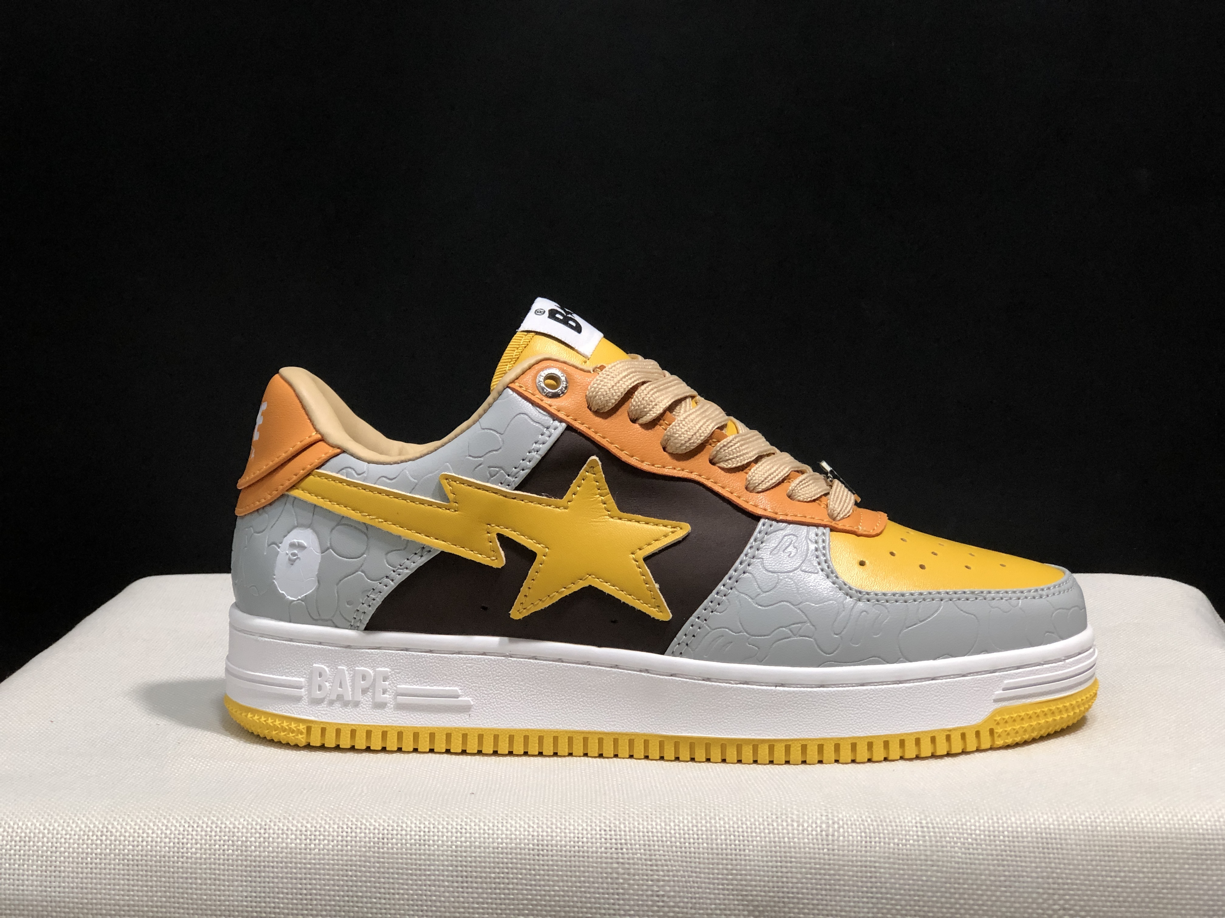 bape sta - Gris Naranjo Amarillo
