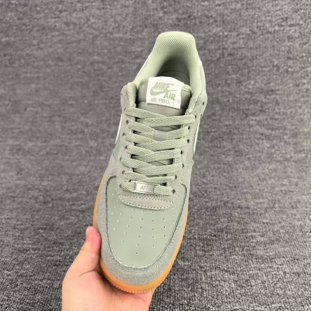 nike air force 1 - Verde Blanco
