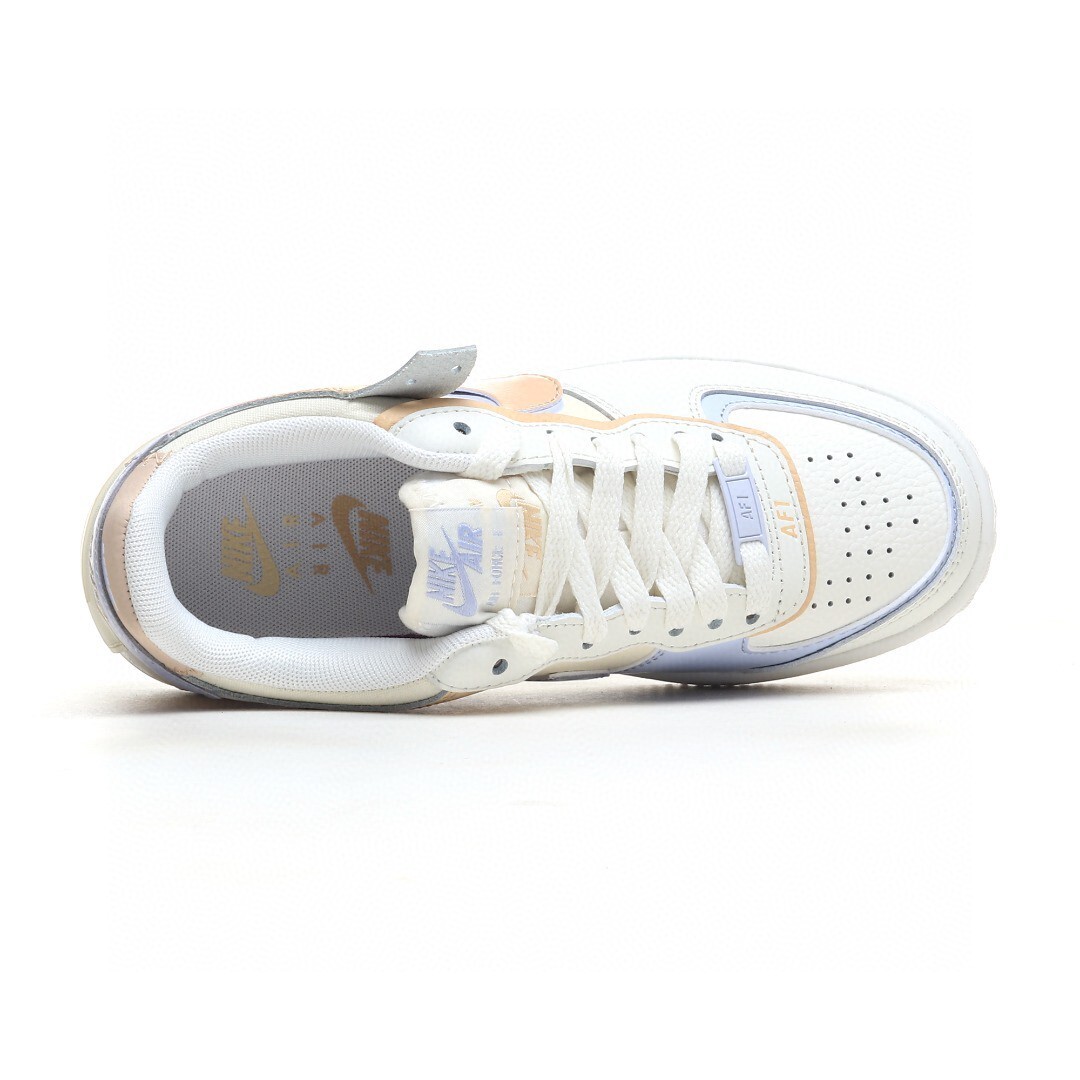 nike air force 1 - Blanco Morado Durazno
