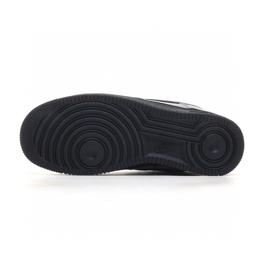 nike air force 1 - Gris Negro