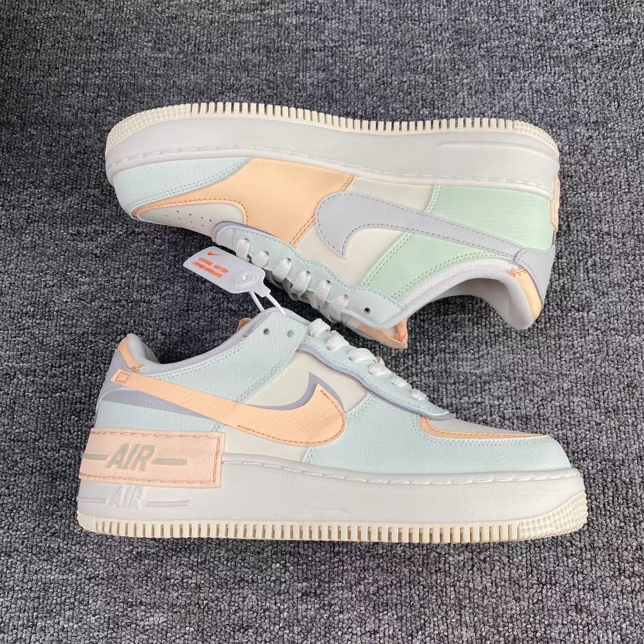 nike air force 1 - Blanco Menta Durazno