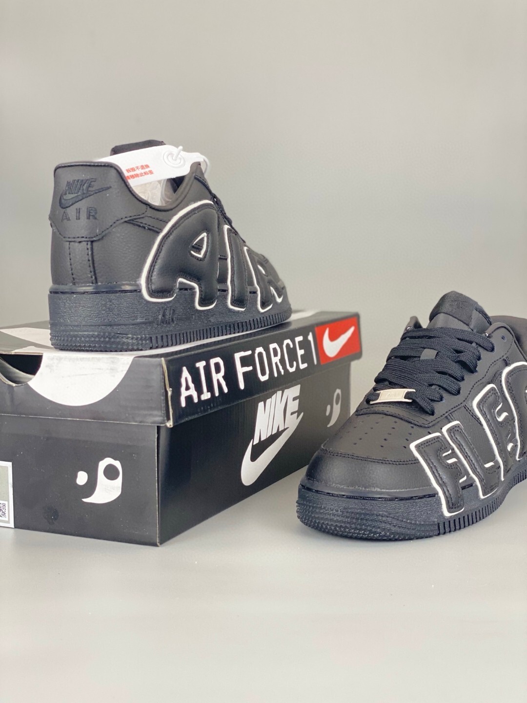 nike air force 1 - Negro Blanco