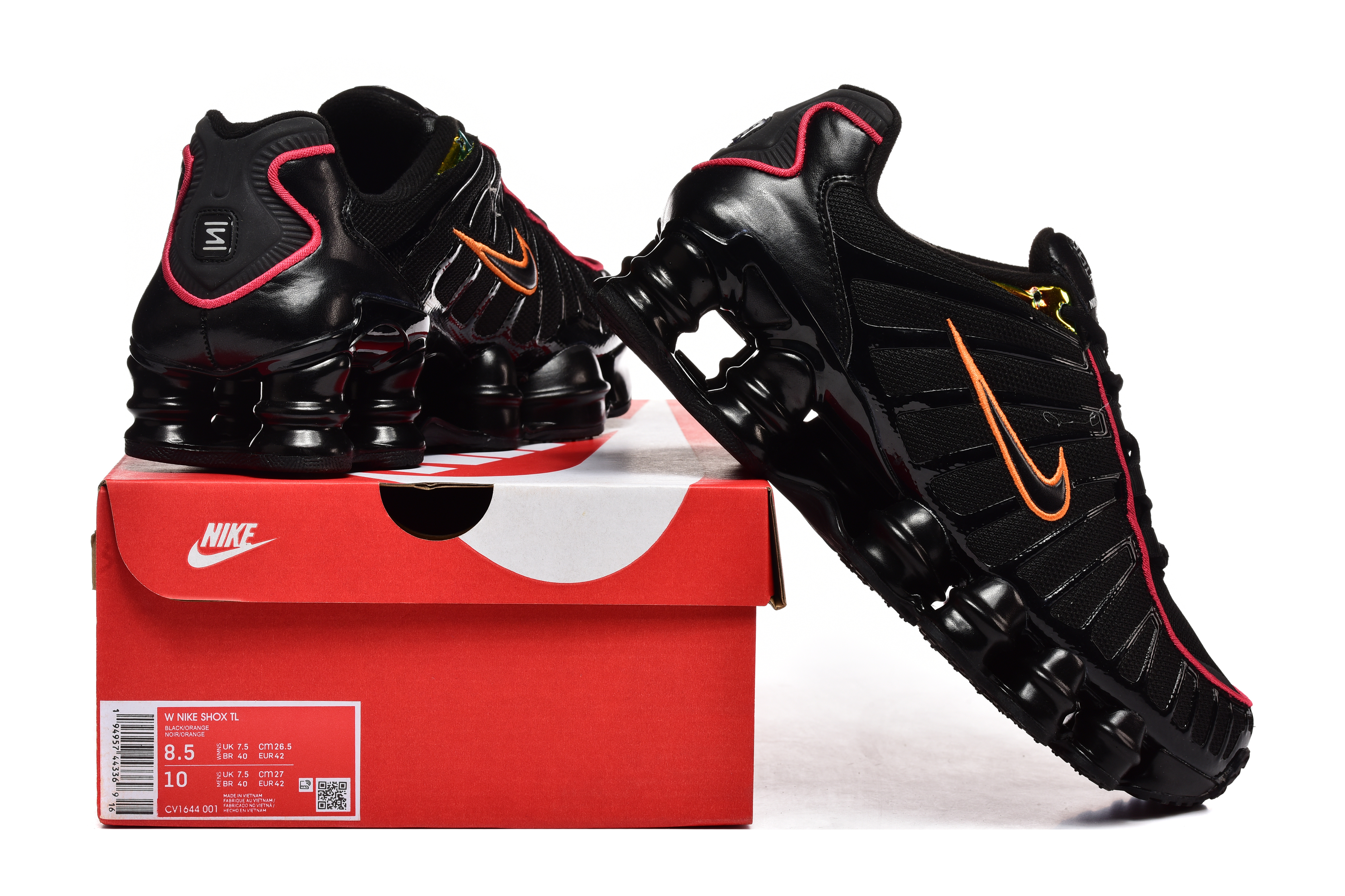 nike shox tl 2038 - Negro Rojo