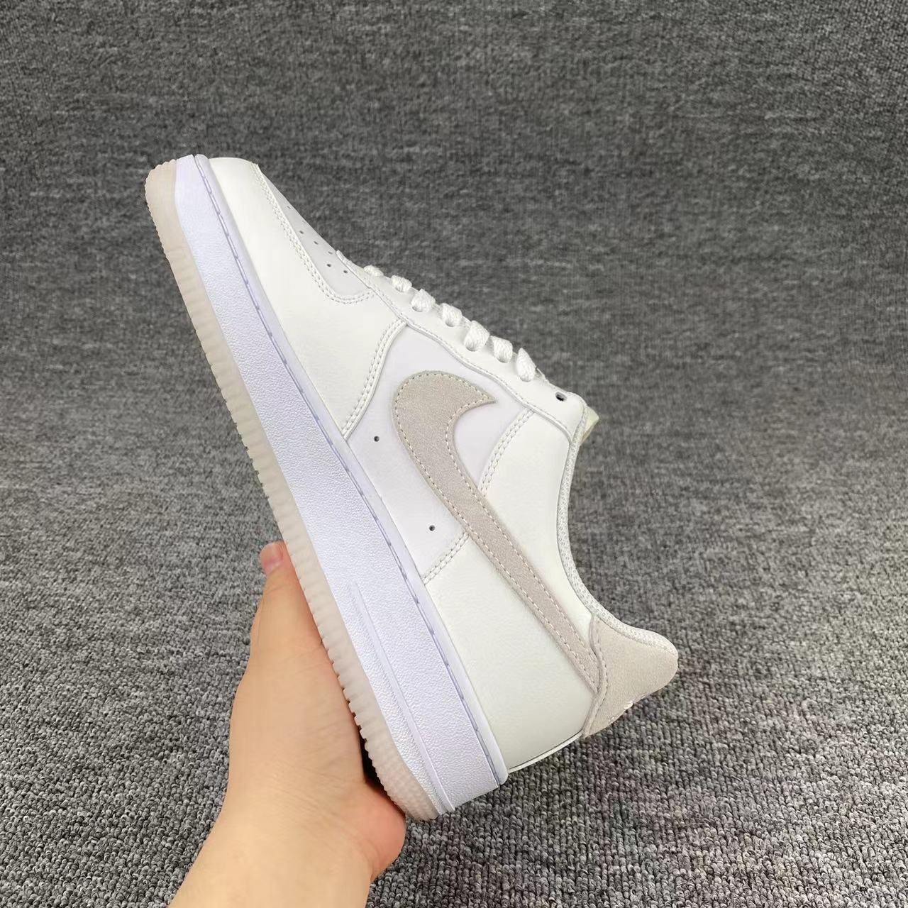 nike air force 1 - Blanco Gris