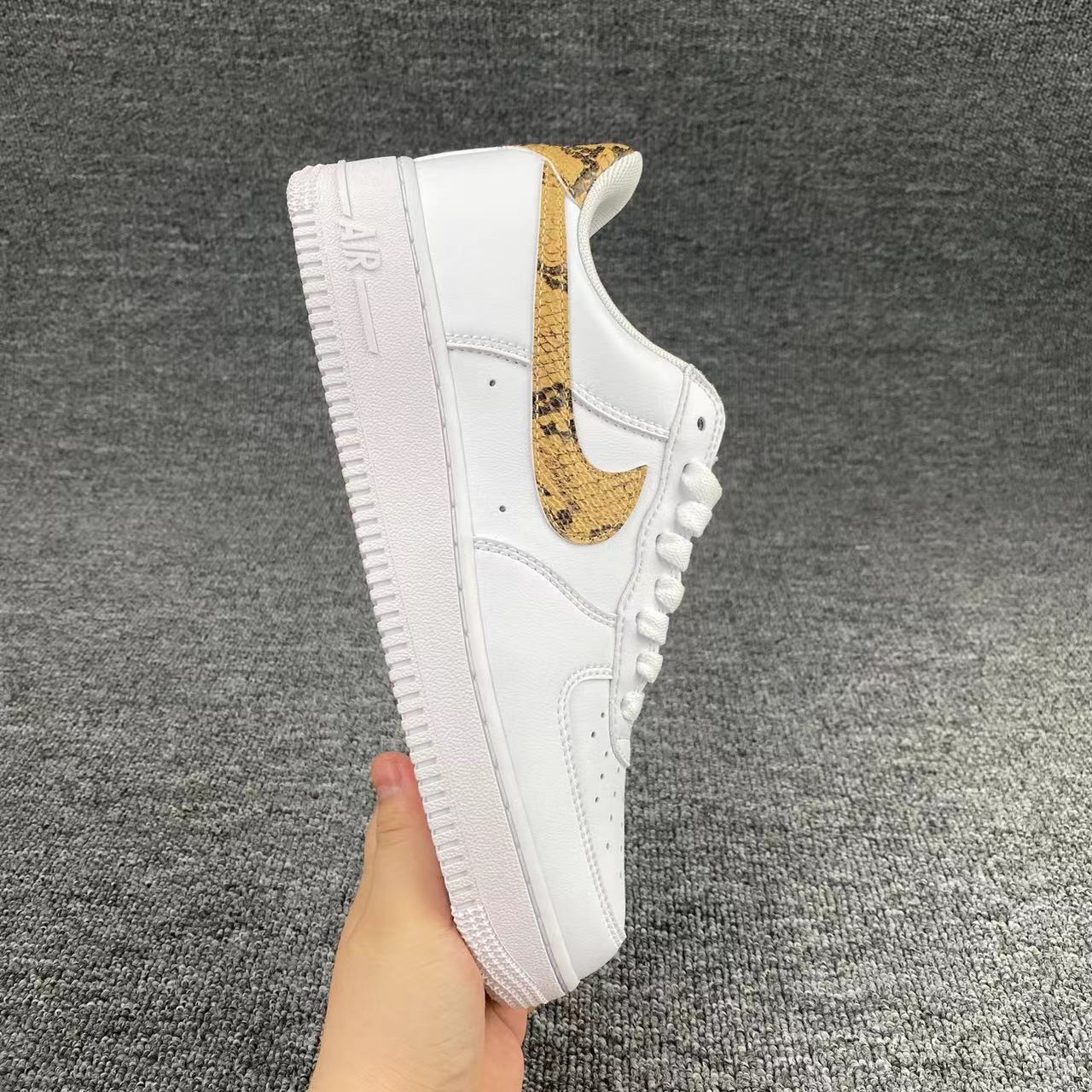 nike air force 1 - Blanco Amarillo