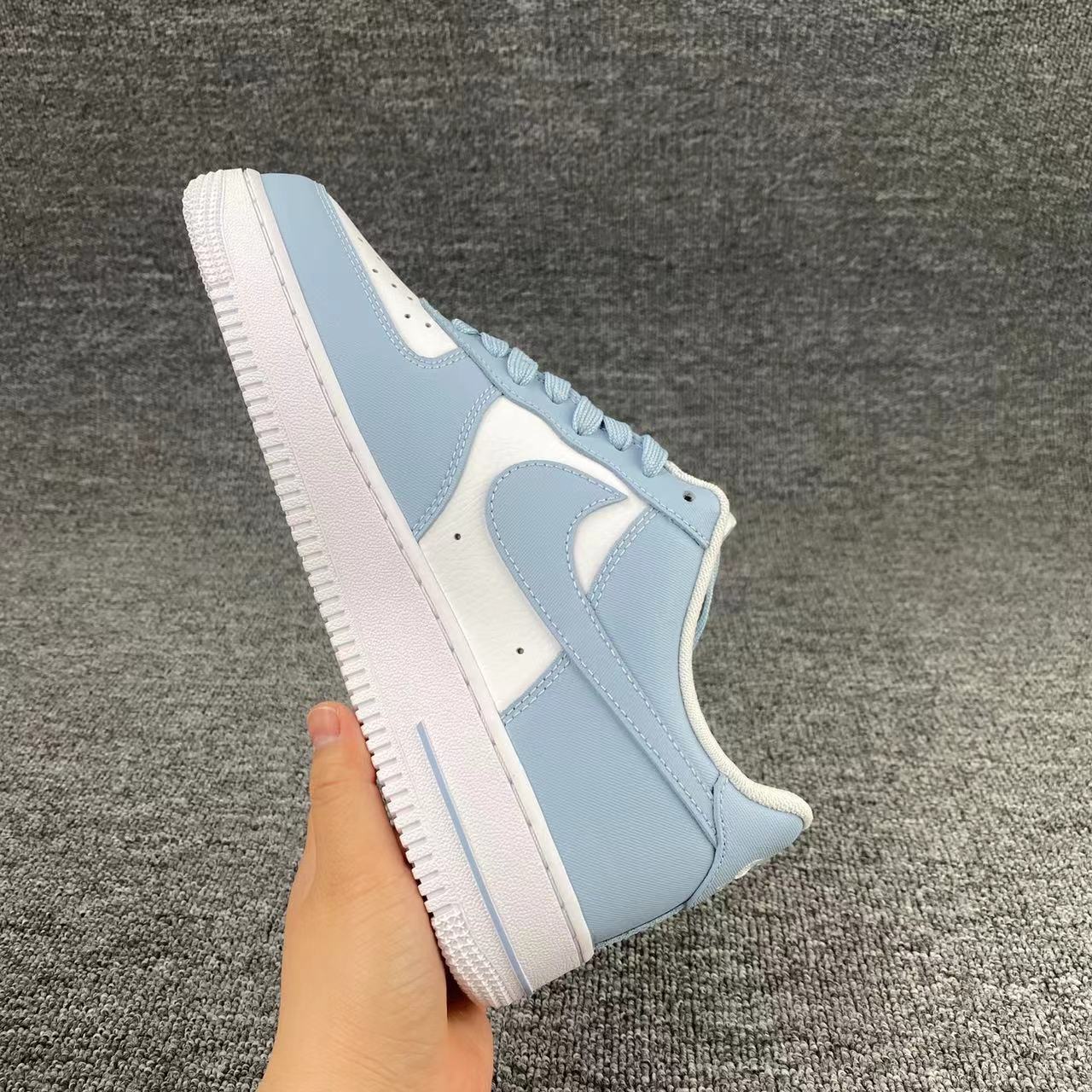 nike air force 1 - Celeste Blanco