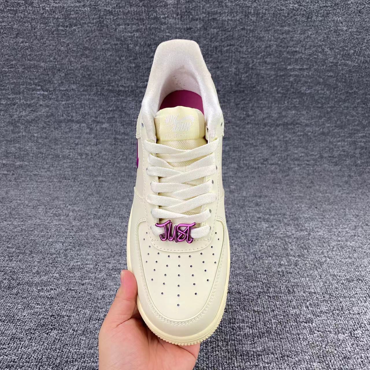 nike air force 1 - Gris Rosado